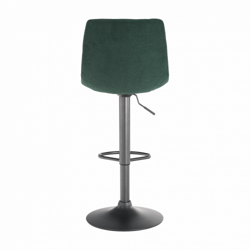 Barski stol, zelena/črna, LAHELA