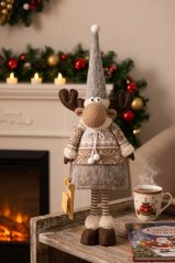 Dekorácia MagicHome Vianoce, sob, dievča, 13x21x53 cm