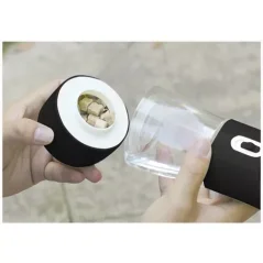 Purlov 21033 Wasserflasche mit Napf für Hunde