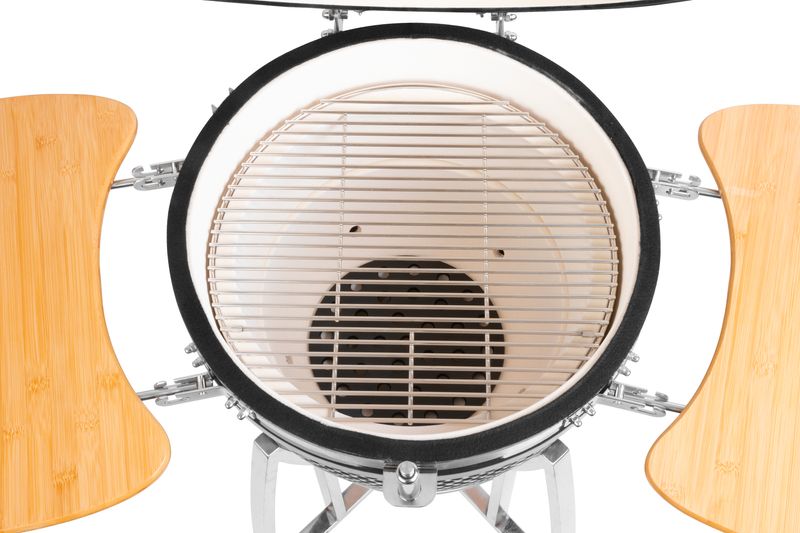 Grill Strend Pro Kamado Egg 21";, Durchmesser 46,7 cm, Grillhöhe 91 cm, schwarz, 130x73x122 cm