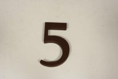 Hausnummer STYRO 14 cm Nr. 5