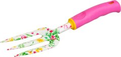 Strend Pro Gabel, Gartenarbeit, Blumendruck, rosa, 30x8 cm, Damenlinie