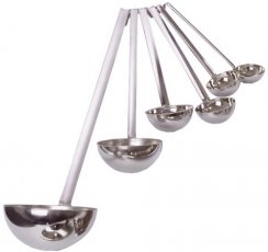 Kuhinjska zajemalka iz nerjavečega jekla 500ml/13cm dolžina 46cm KLC