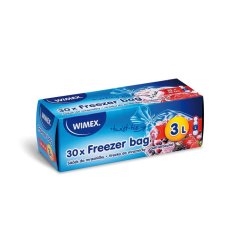 Gefrierbeutel, Beutel (LDPE) 25x32cm 3L / 30 Stück mit Beschreibungsbox
