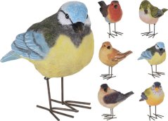Figurica ptice 10 cm polystone mix
