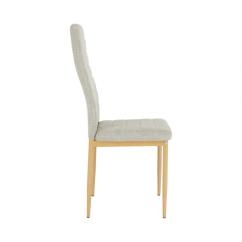 Stuhl, Stoff beige/Buche, COLETA NOVA