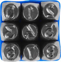 Numer stempla HR59208 10 mm, 123 9 szt