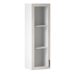 Schrank, Weiß/Nordische Kiefer, links, ROYAL W40S