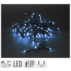 Svetlo vianočné nadpájateľné 100 LED bez adaptéra biele