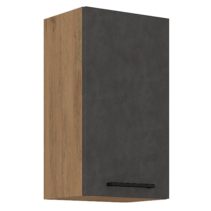 Oberschrank, Eiche Lancelot/Grau matt, VEGA 40 G-72 1F