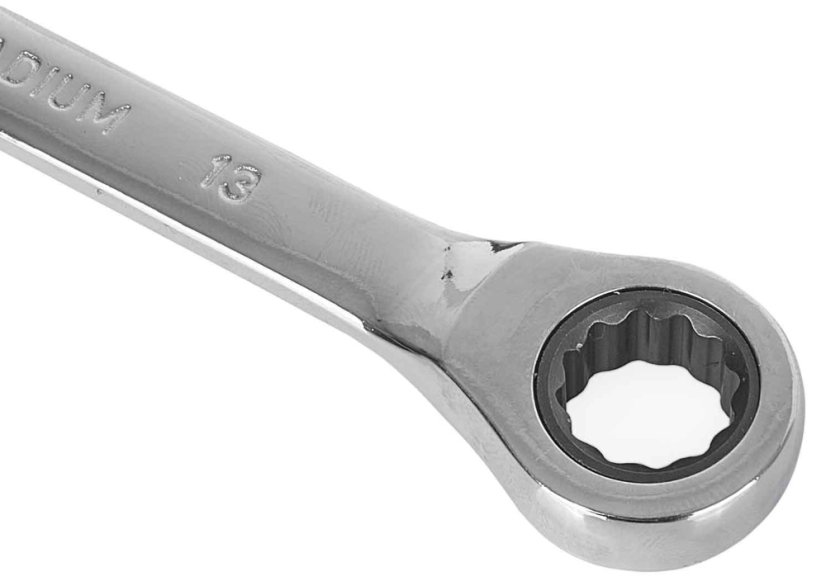 Ratschenschlüsselsatz, 7-teilig (8,10,11,13,14,17,19 mm), GEKO