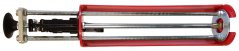 Pistolet do wytłaczania 380 ml z trzema tłokami dociskowymi, szeroki, średnica wkładu 60 mm, XL-TOOLS