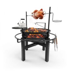 Ložište s roštiljem, čelični krug, 60 cm, puno, GARDENKUS
