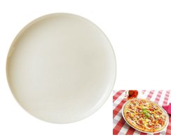 Farfurie pizza alb PRIETENI 32 cm
