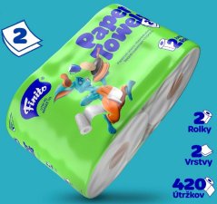 Papirnati ručnik u roli 19cm/80m 2 sloja. dvostruki KLC