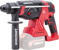 Worcraft CRH-S20LiBC kalapács, 20 V-os lítium-ion akkumulátor, ShareSYS, SDS+, 3 J, szénkefe nélküli