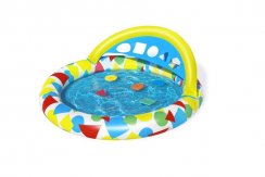 Bestway® 52378, Splash &amp; Learn, basen dla dzieci, nadmuchiwany, z wkładkami, 1,20x1,17x0,46 m