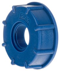 Kunststoffflansch für Mauser-Tank 1000 l, Gewinde 1/2", GEKO