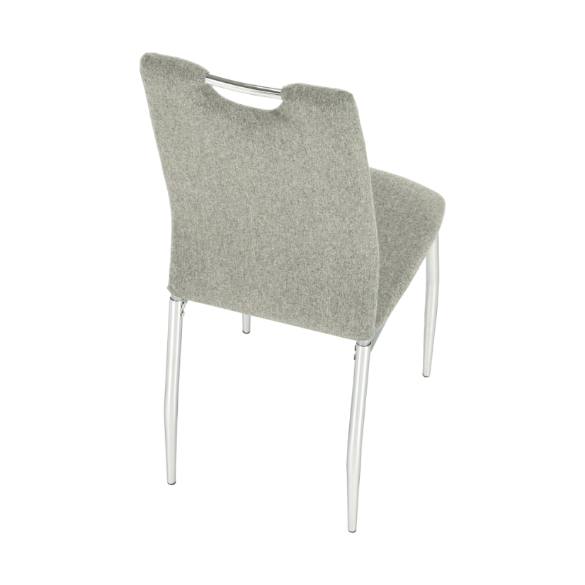 Esszimmerstuhl, Highlight Beige/Chrom, OLIVA NEU