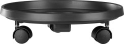 Piedestal Strend Pro, pentru ghiveci, cu roți, glisant, 33,5x33,5x8,5 cm (akce)
