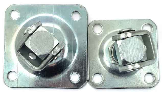 Állítható csuklópánt M16, alap négyzet 80x80 mm, vámtarifaszám 7308 9098 (akció)