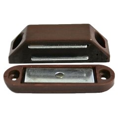 Magnesy T0372, do drzwi, 62 mm, brązowe (akce)