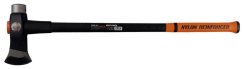 Topór EVEREST® LSA ALU 2500 g, MULTI-NECK®, z zaczepem, rozszczepianiem, tasakiem, rękojeścią z włókna szklanego 900 mm