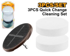 Špongia na rotačné čistenie jemná, sada 2ks INGCO Industrial