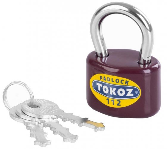 Ključavnica Tokok 112/45, viseča, 3 ključi