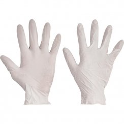 Rękawiczki LOON 09/L, lateksowe, jednorazowe, spożywcze, op. 100 sztuk