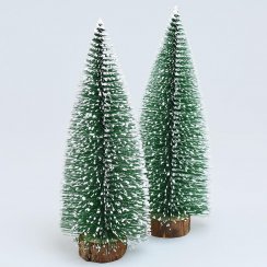 Karácsonyfa csonkon 25 cm 2 db-os készlet