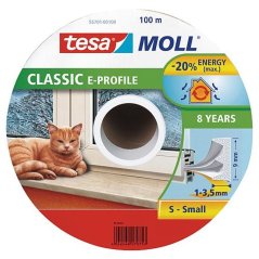 Uszczelnienie tesamoll® profil E, 9 mm, biały, 100 m