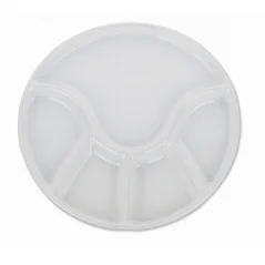 Farfurie pentru fondue ANNELI, albă, 21,5 cm