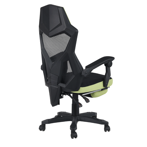 Fotel biurowy/gamingowy, czarno-zielony, JORIK