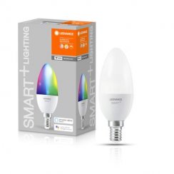 Žárovka LEDVANCE® SMART+ WIFI 040 (ean5556) dim - stmívatelná, mění barvy, 5W, E14, CLASSIC B