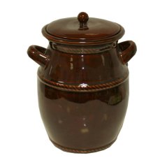 Keramikfass 4l - brauner Krug