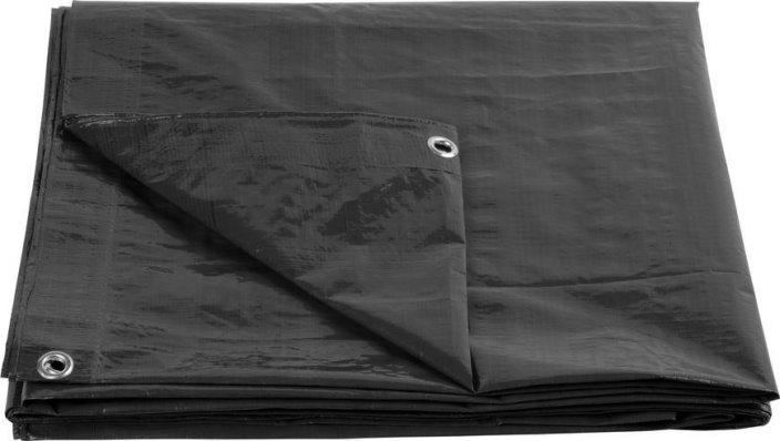 Plachta Tarpaulin Strong 2x3 m, 200 g/m, zakrývacia, antracit, s okami