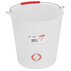 Vedro ICS P1112, 12 lit., 27x27 cm, belo