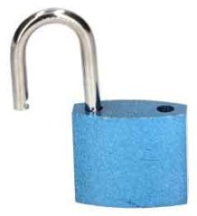 Zámok visiaci liatinový, farebný AB-30 mm, XL-TOOLS