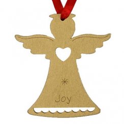 MagicHome Božična dekoracija, Angel JOY, viseča, zlata, bal. 5 kos
