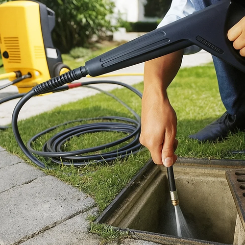 Crijevo za čišćenje cijevi s adapterom 20 m Ruhhy 26133 (akce)