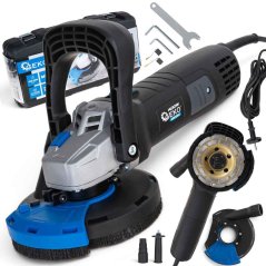 Brúska na betón a omietky 125 mm, 1400 W regulácie otáčok 2 800-10 000 ot/min, GEKO