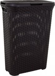 Basket Curver® STYLE 40 lit., barna, 44x26x61 cm, mosoda, mosoda