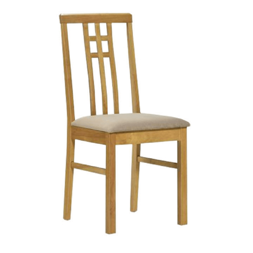 Blagovaonska stolica, sonoma hrast/krem tkanina, SILAS