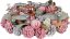 MagicHome Weihnachtskranz, Natur, Rosa, Advent, 30x8 cm