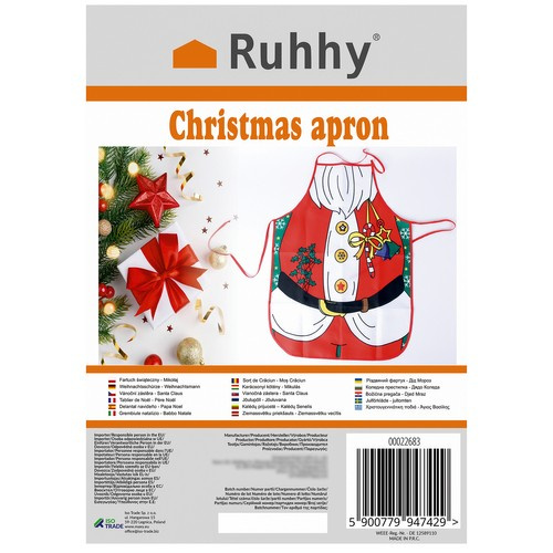 Weihnachtsschürze - Weihnachtsmann Ruhhy 22683