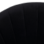 Designer-Esszimmerstuhl, schwarzer Samtstoff/Gold-Chrom-Gold, DASMIN TYP 1