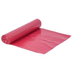 ROLO MagicHome Beutel, 120 Liter, Recycling, rot, Pack. 15 Stück, extra stark