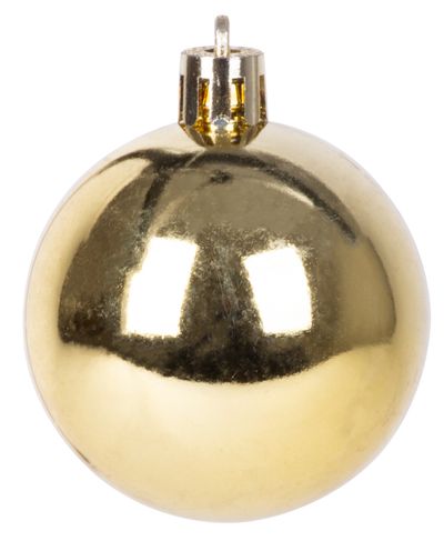 MagicHome bile de Crăciun, set, 50 buc, 4-5 cm, auriu, stea, ghirlandă, con, pentru brad