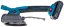 Akku-Vibrationssauger für Fliesen und Pflaster, 2x 21V Akku, GEKO